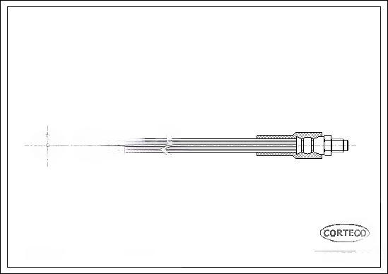 Гальмівний шланг, Corteco 19035288