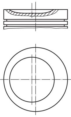 Поршень, Mahle 0812102