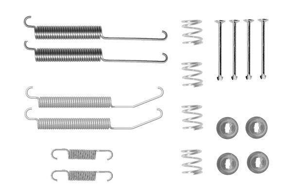 Комплект приладдя, гальмівна колодка, MITSUBISHI L200, Bosch 1987475309