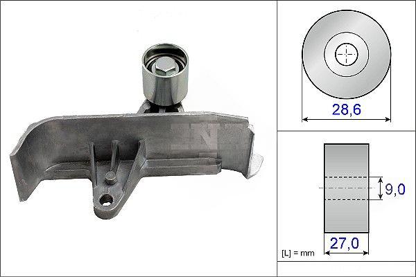 Відвідний/напрямний ролик, зубчастий ремінь, Ina 532060110