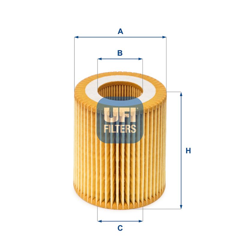 Оливний фільтр, Ufi 25.049.00