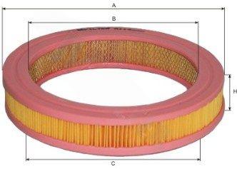 Повітряний фільтр, Mfilter A114