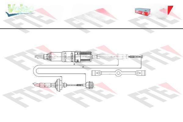 Тросовий привод, привод зчеплення, Fte 4103102