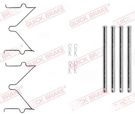 Комплект приладдя, накладка дискового гальма, Quick Brake 109-0040