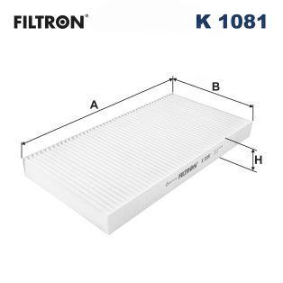 Фільтр, повітря у салоні, Filtron K1081