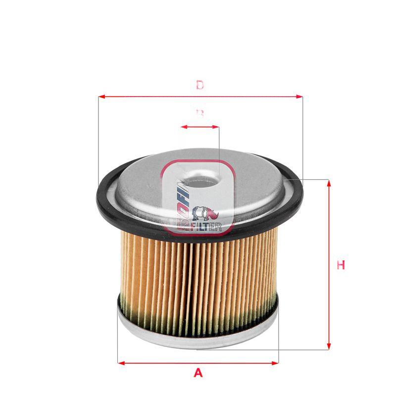 Фільтр палива, фільтрувальний елемент, Fiat Scudo/Citroen Jumpy/Peugeot Expert 1.9D/TD 96-00, Sofima S0422N