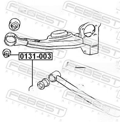 Чаша холостого ходу, балка осі, TOYOTA RAV 4 II 00-05, Febest 0132-004