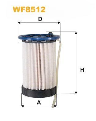 Фільтр палива, фільтрувальний елемент, Wix Filters WF8512