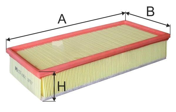 Повітряний фільтр, Mfilter K1651