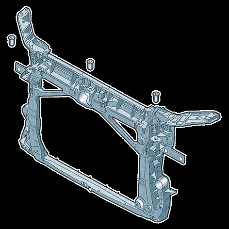 Передня обшивка, Vw 8V0805588