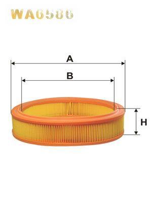 Повітряний фільтр, Wix Filters WA6586