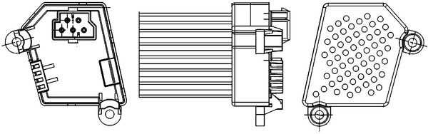 Регулятор, компресор салону, BMW 3/5/X3/X5 ''95-10, Mahle ABR33000S