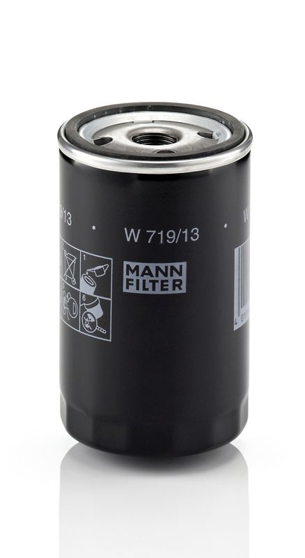 Оливний фільтр, фільтр для накручування, MERCEDES, Mann-Filter W719/13