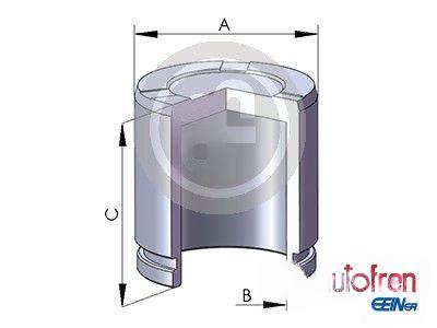 Поршень, гальмівний супорт, Autofren D0-25533