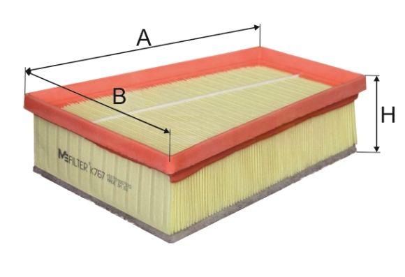 Повітряний фільтр, Mfilter K767