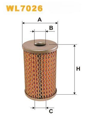 Гідравлічний фільтр, механізм рульового керування, Wix Filters WL7026