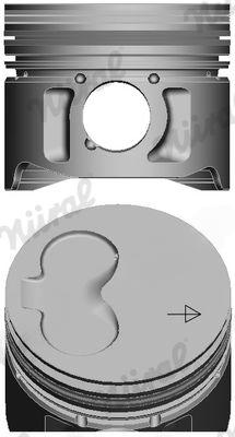 Поршень, AUDI/VW 80.00 1.9D/2.4D AAB/1X/1Y, Nüral 8799010740