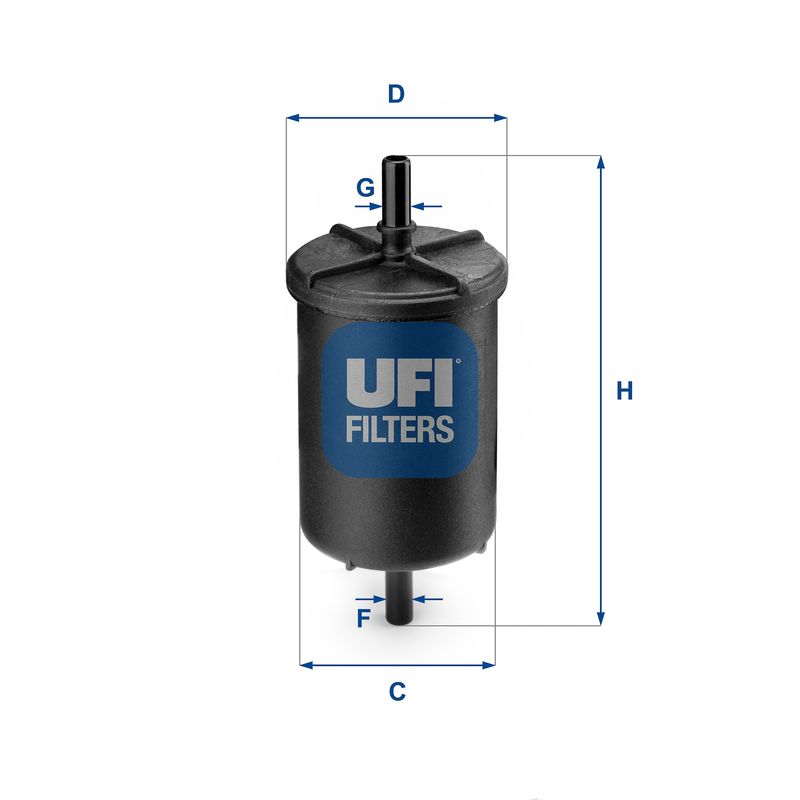 Фільтр палива, Ufi 31.948.00