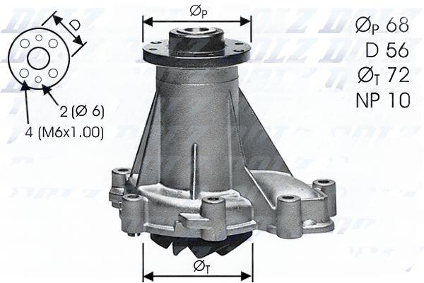 Водяний насос, Dolz M276