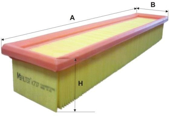 Повітряний фільтр, Mfilter K737