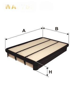 Повітряний фільтр, Wix Filters WA6750