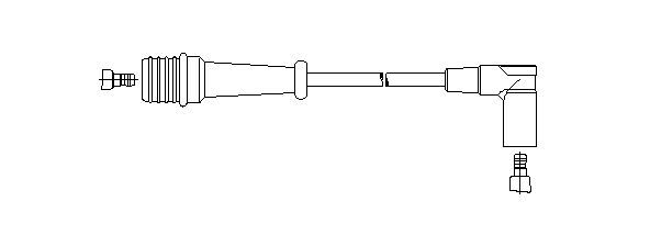 Провід високої напруги, AUDI/SKODA/VW "1,4 16V "97-12, Bremi 602/40