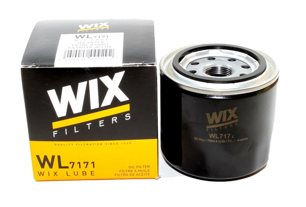 Оливний фільтр, фільтр для накручування, Hyundai Accent, Getz, Sonata, Solaris, Tucson 05.04- Kia Ceed, Wix Filters WL7171