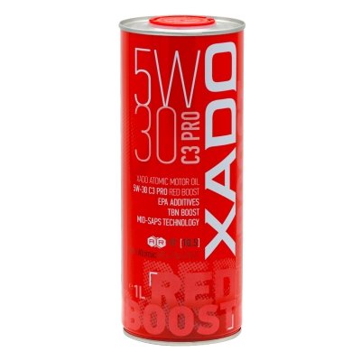 5w30/4l atomic oil 5w-30 c3 pro red boost, Xado XA26268