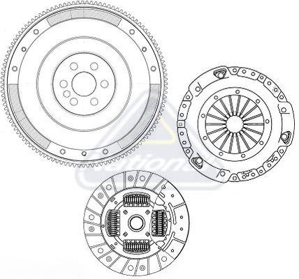Комплект для переобладнання, зчеплення, National CK10048F