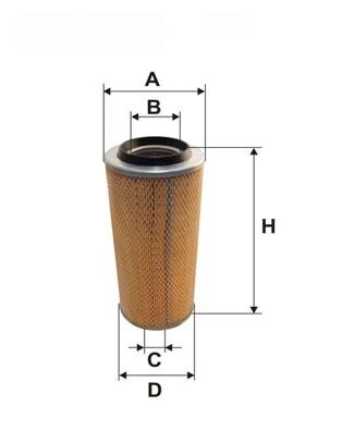 Повітряний фільтр, Wix Filters WA6069