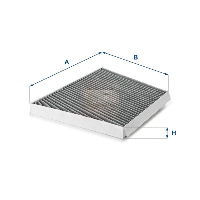 Фільтр, повітря у салоні, Ufi 54.133.00