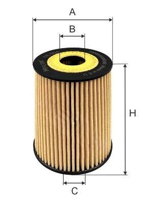 Оливний фільтр, Mfilter TE604