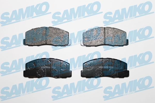 Комплект гальмівних накладок, дискове гальмо, Samko 5SP260