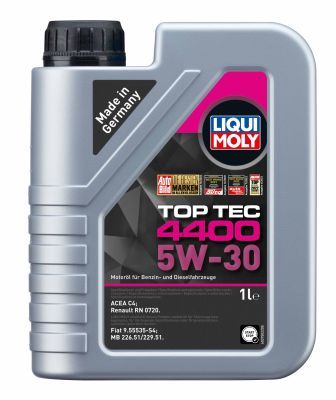 Моторна олива, 1л, Top Tec 4400 C4 (Renault, Fiat) 1Л, Liqui Moly 2319