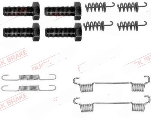 Комплект приладдя, колодка стоянкового гальма, Quick Brake 105-0865