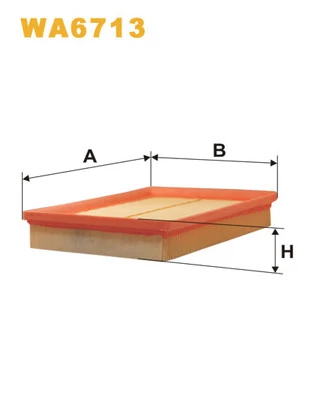 Повітряний фільтр, Wix Filters WA6713