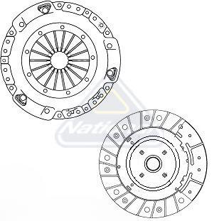 Комплект зчеплення, National CK10200