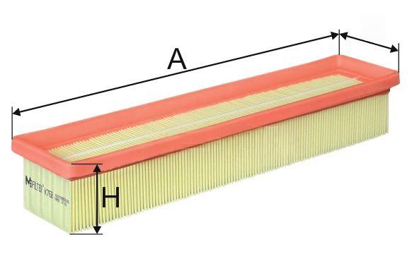 Повітряний фільтр, Mfilter K768