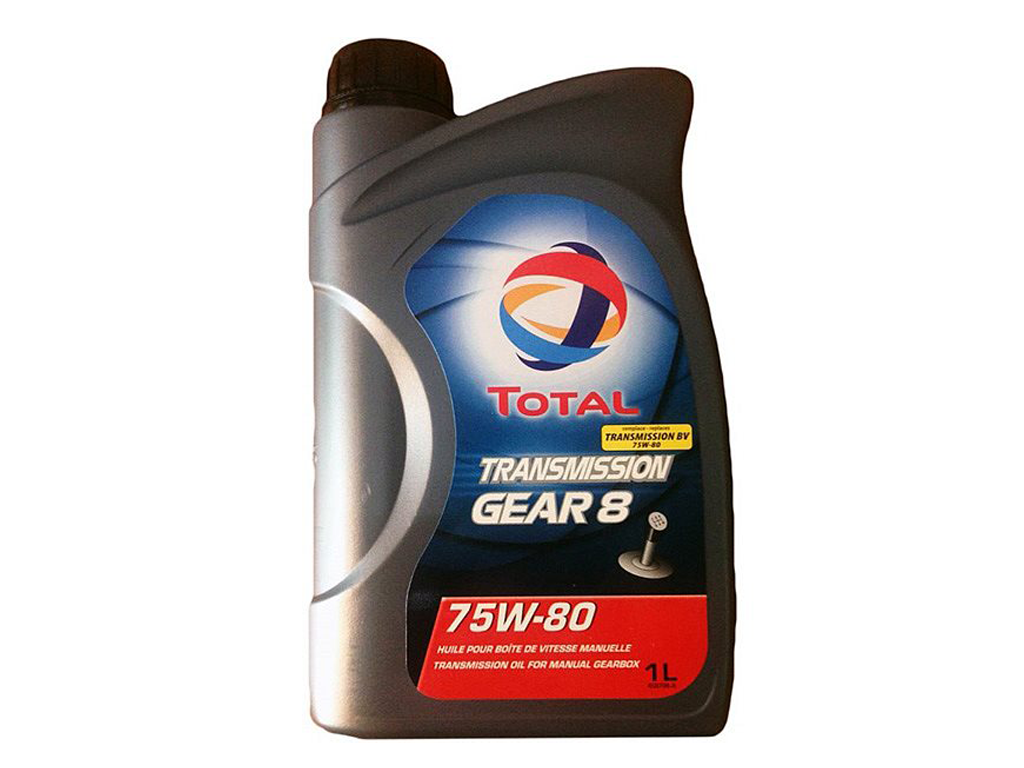 Олива коробки передач, TRANS. GEAR 8 GL-4+, 1л, п/синт, Total 201278