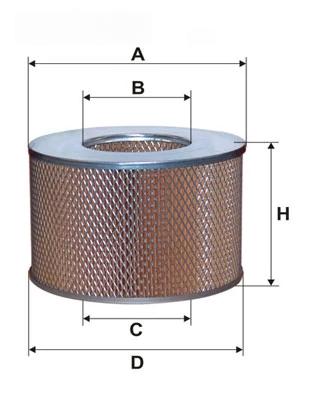 Повітряний фільтр, Wix Filters WA6505