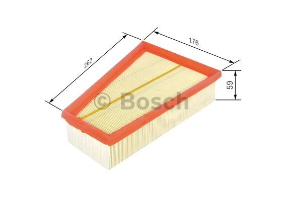 Повітряний фільтр, фільтрувальний елемент, CLA/GLA 180-250 M270, Bosch F026400380