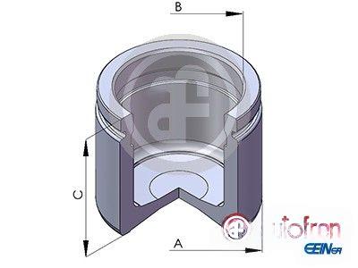 Поршень, гальмівний супорт, Autofren D0-2587