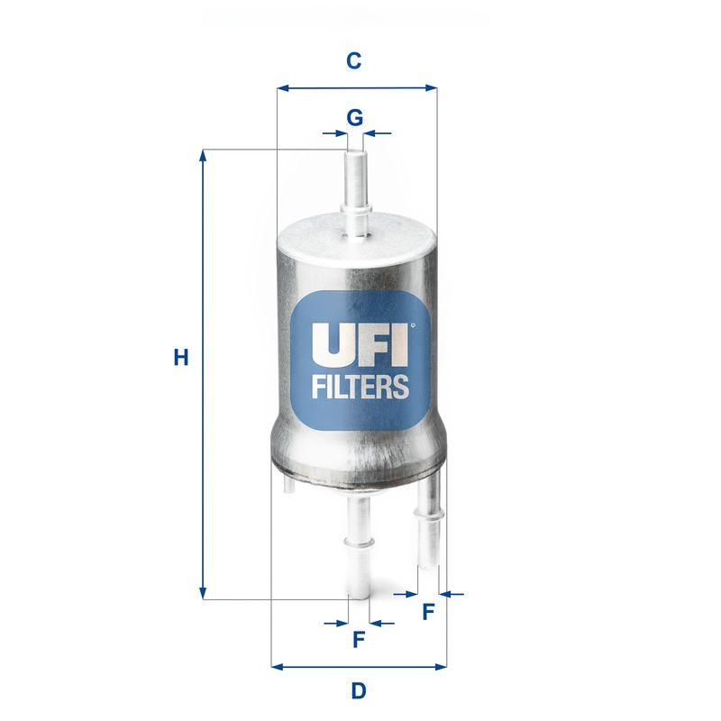 Фільтр палива, Ufi 31.845.00