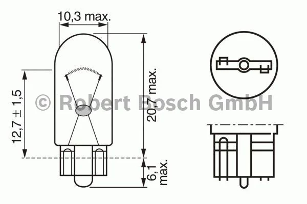 Лампа розжарювання, Bosch 1987302517