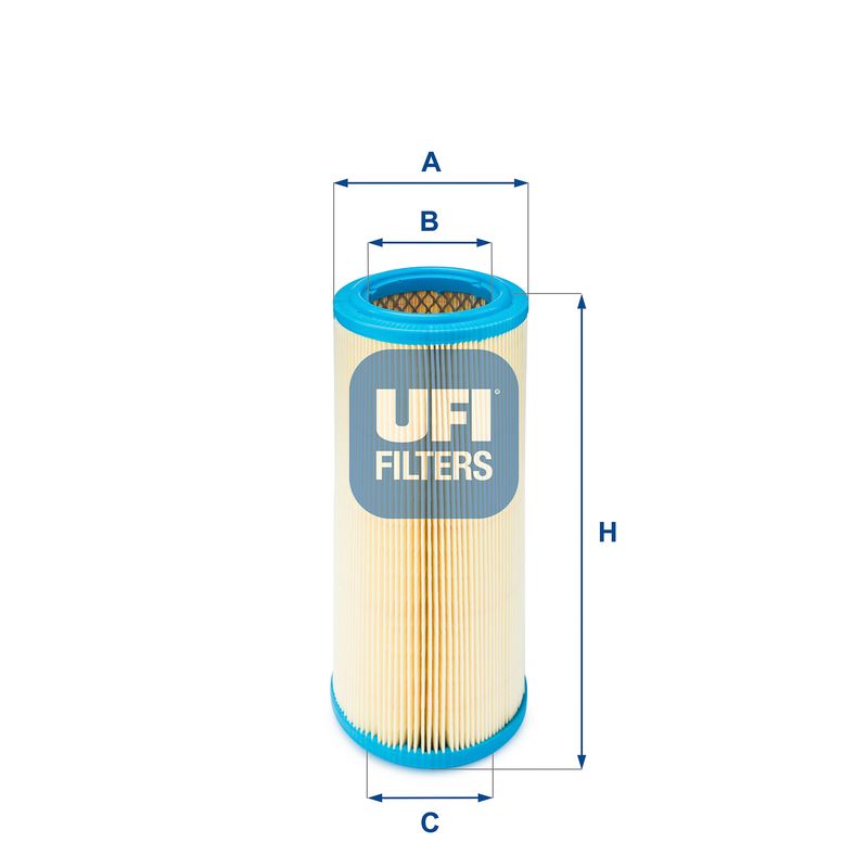 Повітряний фільтр, Ufi 27.367.00