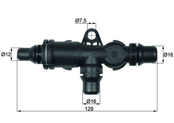 Термостат, охолодження оливи, BMW/LAND ROVER 5(E39),3(E36),7(E38),X5,Range Rover III 3,5-4,4 95-, Mahle TO482