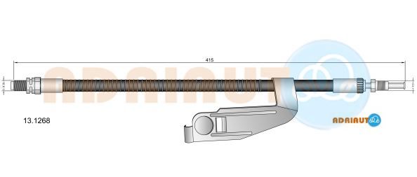Гальмівний шланг, Adriauto 13.1268