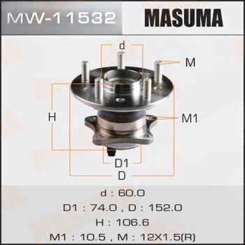 Комплект колісних підшипників, Masuma MW-11532