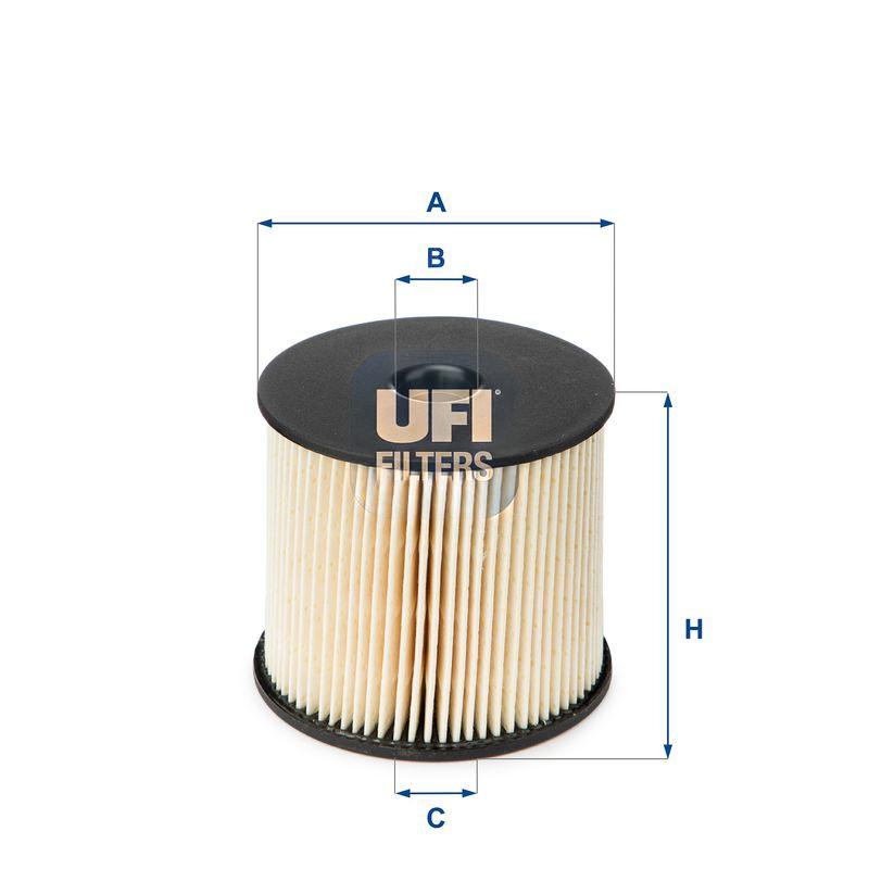 Фільтр палива, Ufi 26.003.00