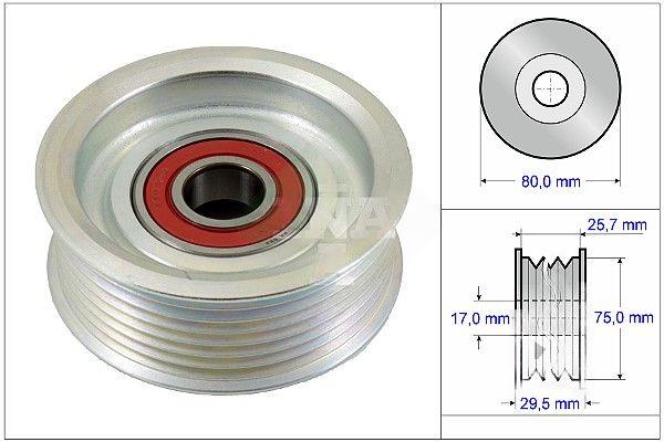 Відвідний/напрямний ролик, поліклиновий ремінь, Ina 532058710